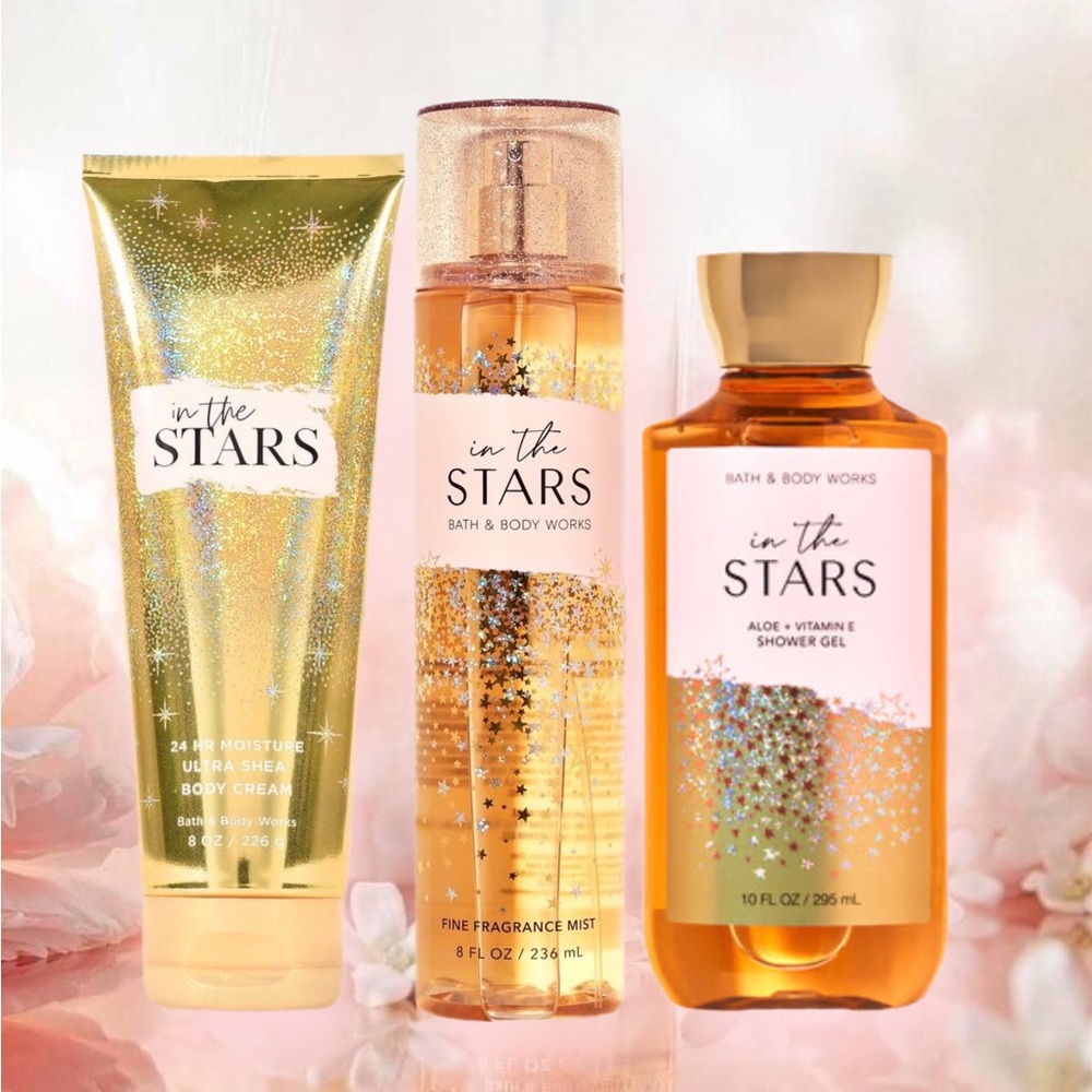 BBW FULL SIZE IN THE STARS FINE FRAGRANCE MIIST BODY MOISTURIZER & BODY WASH